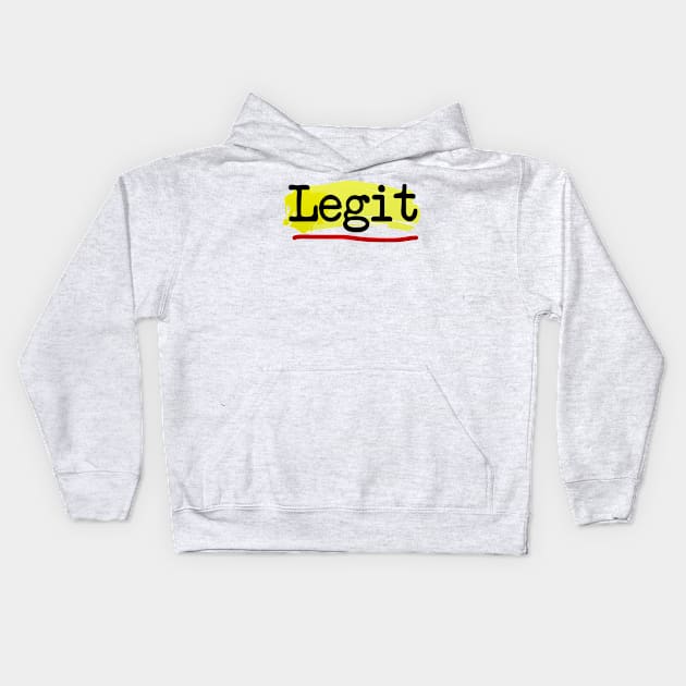 LEGIT Kids Hoodie by Lila Tochi World